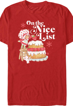 On The Nice List Strawberry Shortcake T-Shirt
