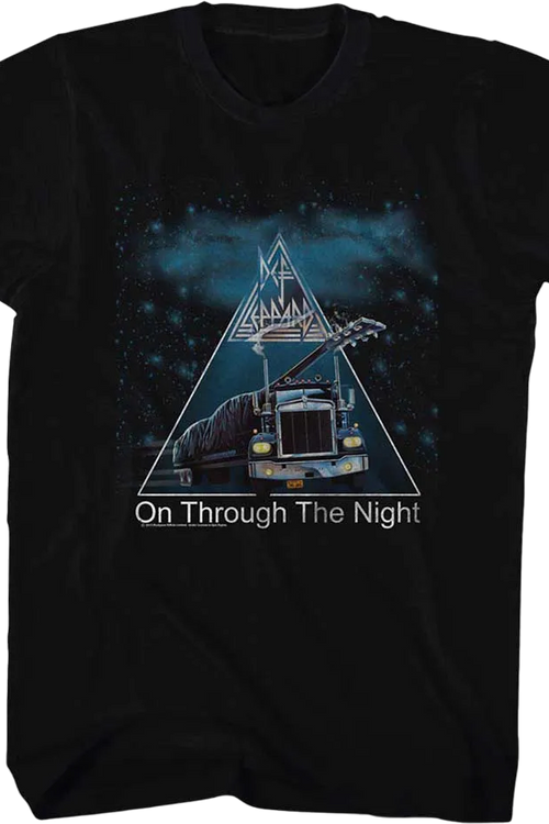 On Through The Night Triangle Def Leppard T-Shirt
