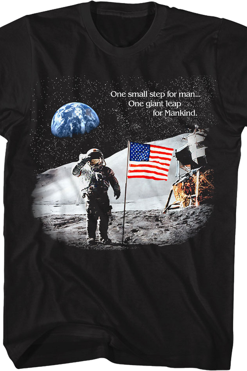 One Small Step For Man One Giant Leap For Mankind NASA T-Shirt