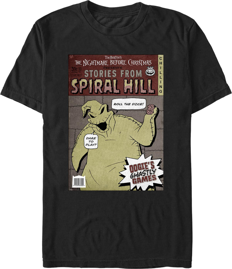 Oogie Stories From Spiral Hill Nightmare Before Christmas T-Shirt