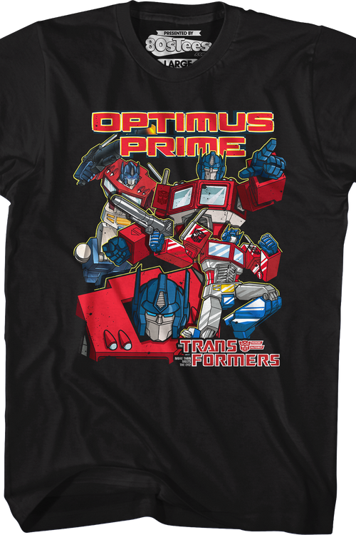 Optimus Prime Collage Transformers T-Shirt