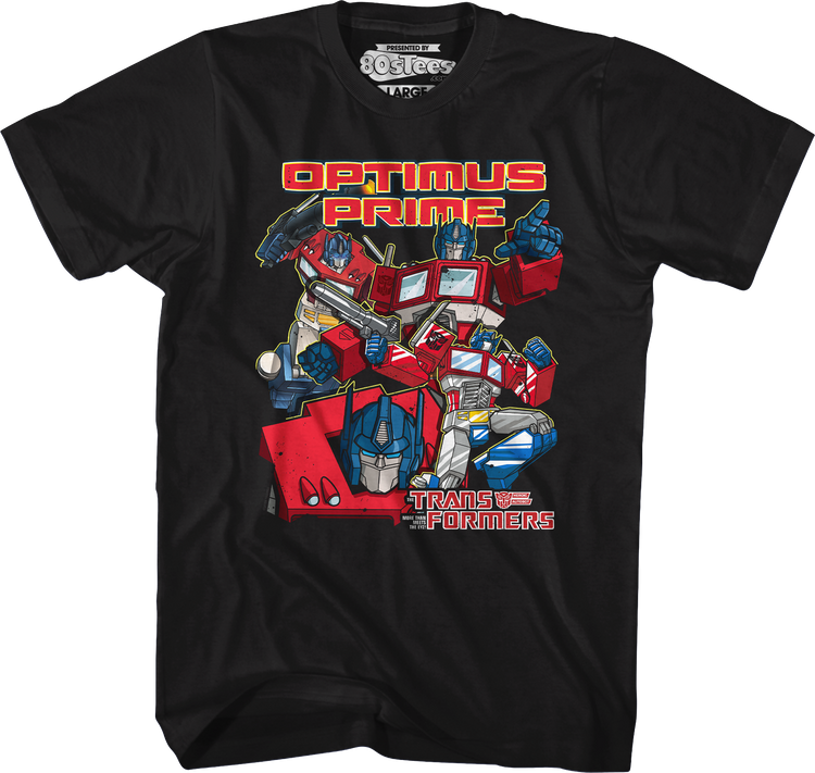Optimus Prime Collage Transformers T-Shirt