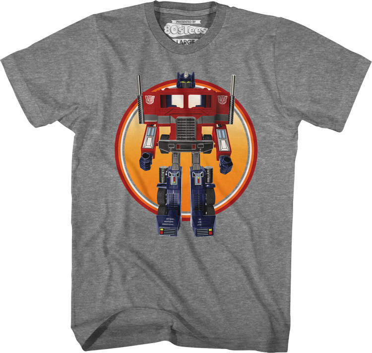 Optimus Prime Retro Photo Transformers T-Shirt