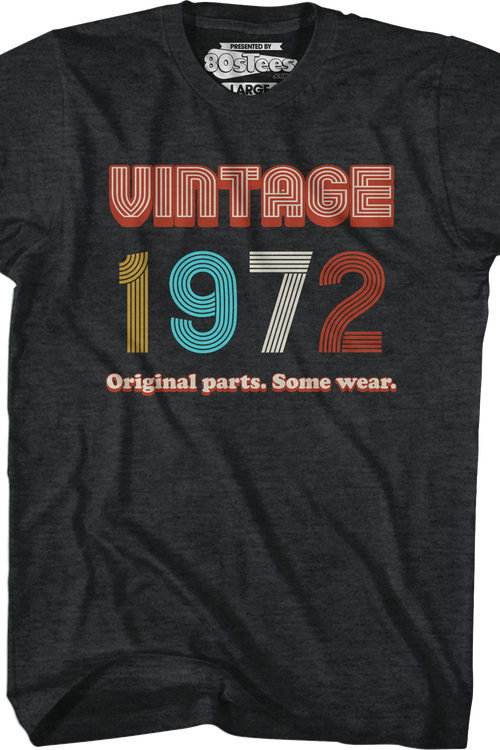 Original Parts Some Wear Vintage 1972 T-Shirt