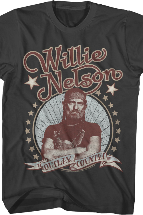 Outlaw Country Willie Nelson T-Shirt