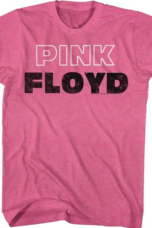 Outline Logo Pink Floyd T-Shirt