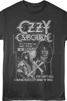 Vintage You Can't Kill Rock 'N' Roll Ozzy Osbourne T-Shirt