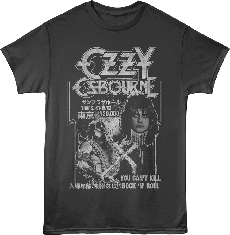 Vintage You Can't Kill Rock 'N' Roll Ozzy Osbourne T-Shirt