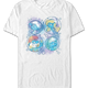 Paint Splatter Bubbles Smurfs T-Shirt thumbnail