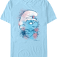 Paint Splatter Grouchy Smurf T-Shirt thumbnail