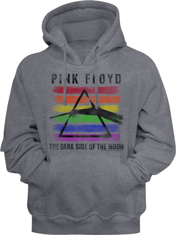 Painted Dark Side of the Moon Pink Floyd Hoodie