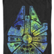 Painted Millennium Falcon Star Wars T-Shirt thumbnail