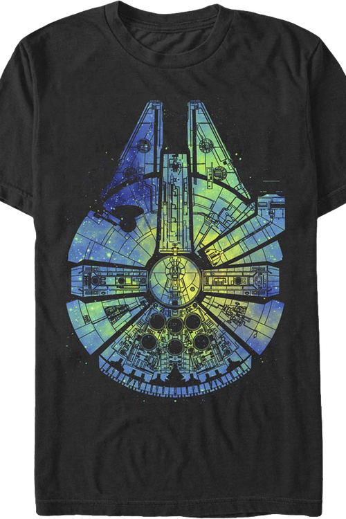 Painted Millennium Falcon Star Wars T-Shirt
