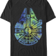 Painted Millennium Falcon Star Wars T-Shirt thumbnail