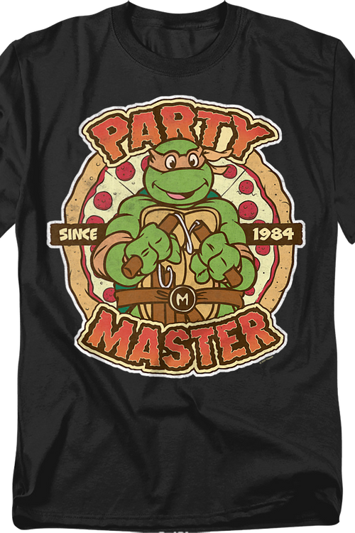 Party Master Since 1984 Teenage Mutant Ninja Turtles T-Shirt