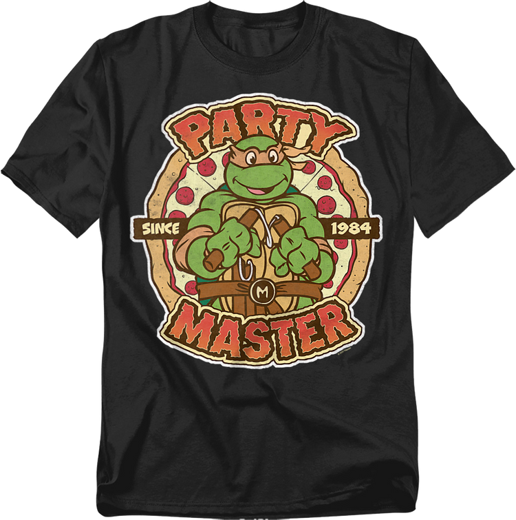 Party Master Since 1984 Teenage Mutant Ninja Turtles T-Shirt