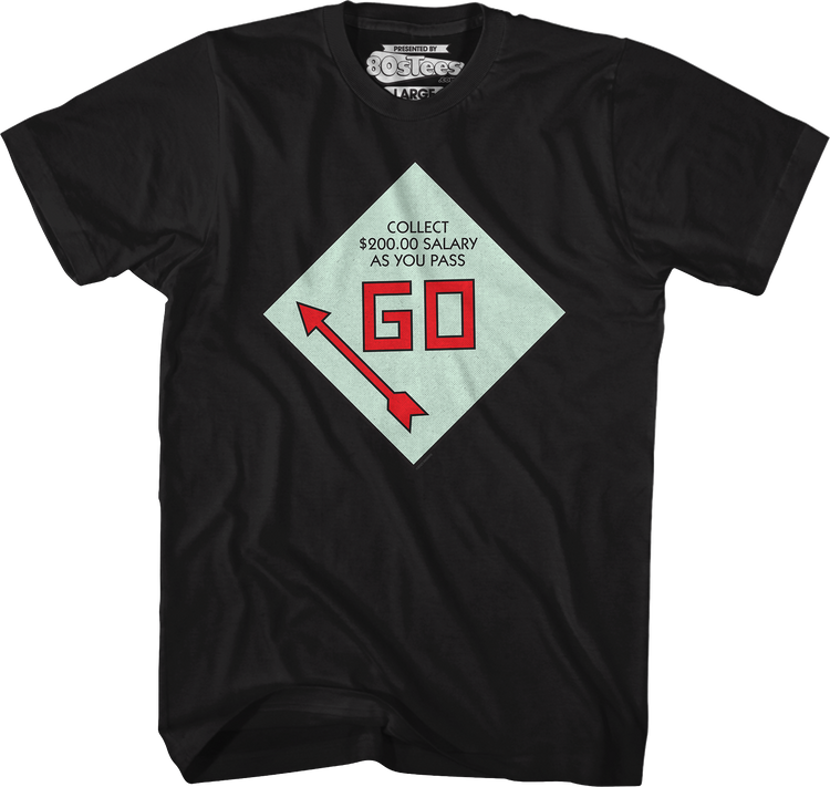Pass Go Monopoly T-Shirt