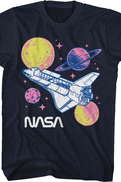 Pastel Planets NASA T-Shirt