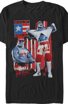 Patriotic Hulk Hogan T-Shirt