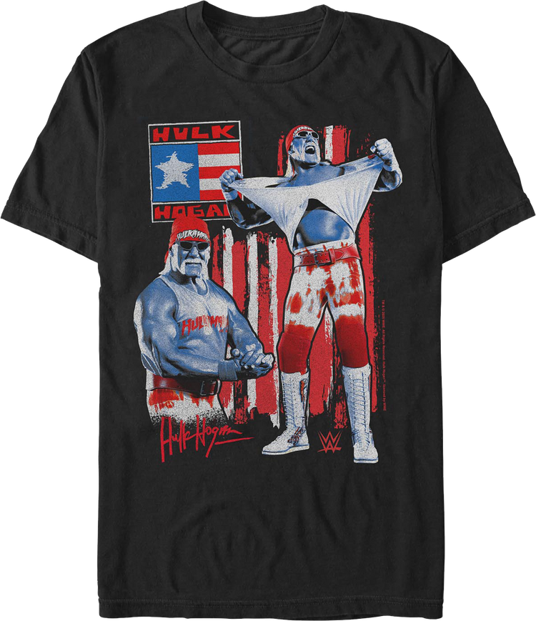 Patriotic Hulk Hogan T-Shirt