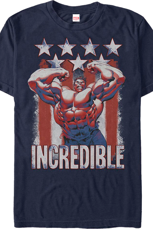 Patriotic Incredible Hulk Marvel Comics T-Shirt