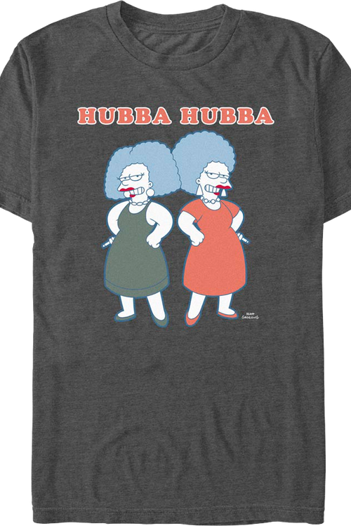 Patty And Selma Hubba Hubba Simpsons T-Shirt