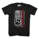 Paw & Flag Best Dog Dad Ever T-Shirt thumbnail