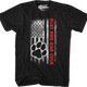 Paw & Flag Best Dog Dad Ever T-Shirt thumbnail