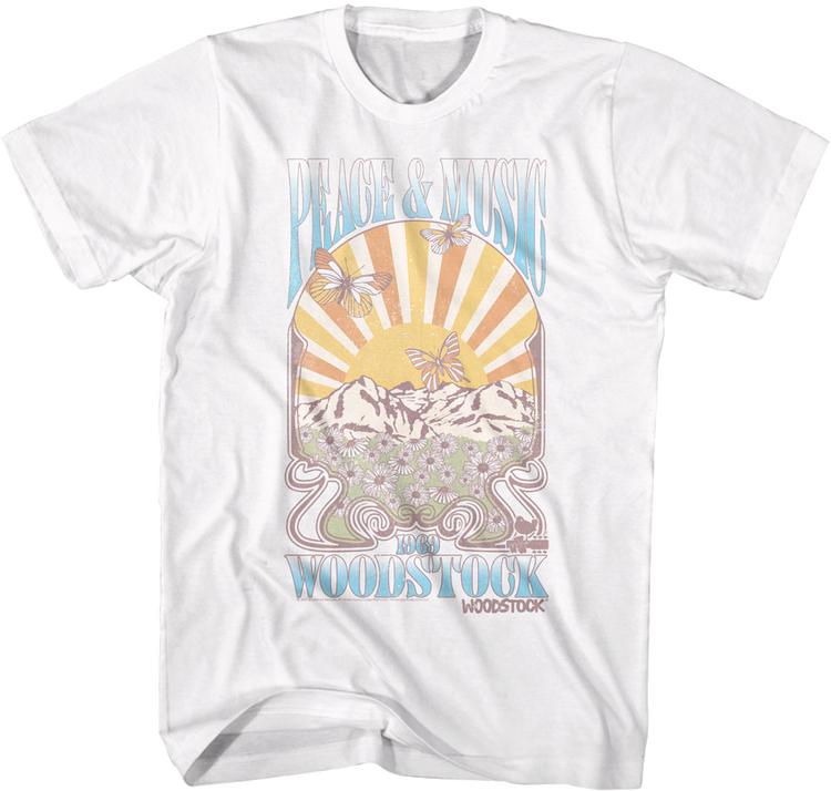 Peace & Music Woodstock T-Shirt
