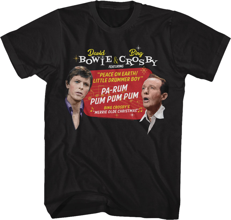 Peace On Earth/Little Drummer Boy David Bowie & Bing Crosby T-Shirt