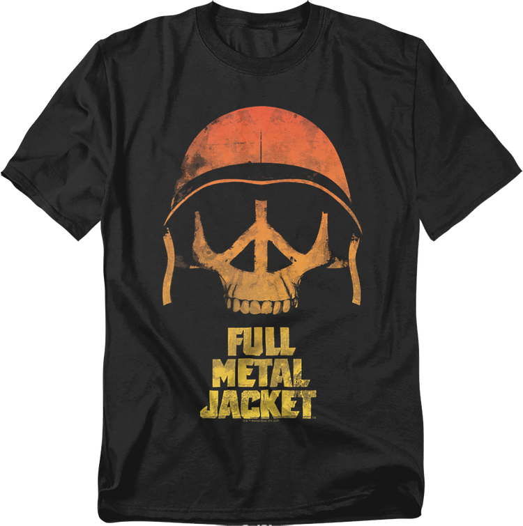 Peace Skull Helmet Full Metal Jacket T-Shirt