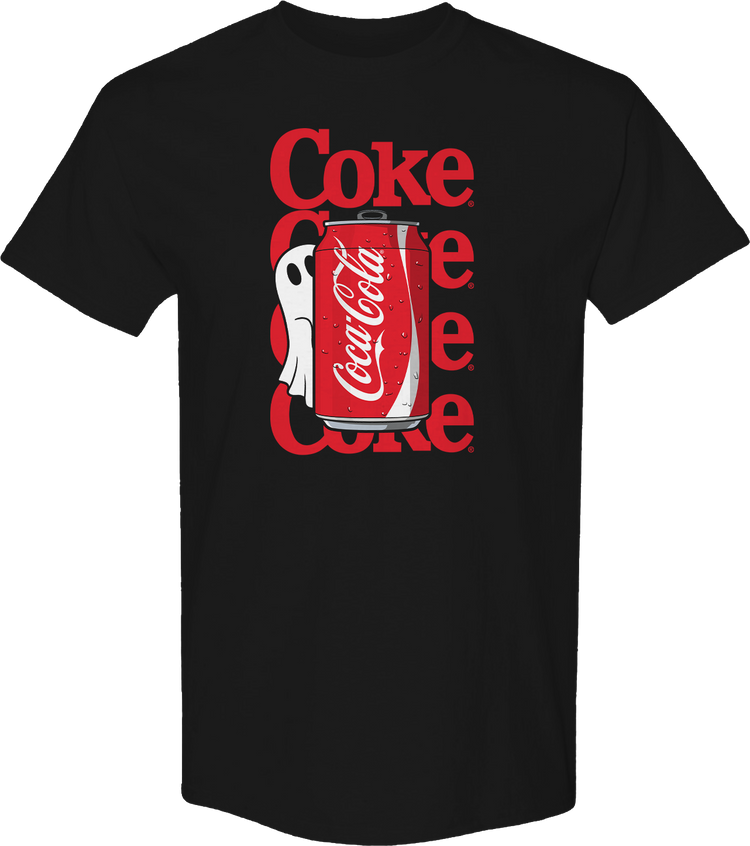 Peek-A-Boo Ghost Coca-Cola T-Shirt