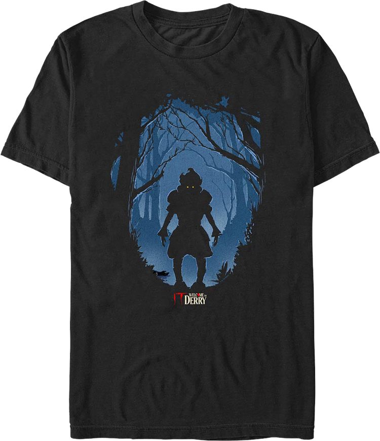 Pennywise Silhouette Welcome To Derry IT T-Shirt