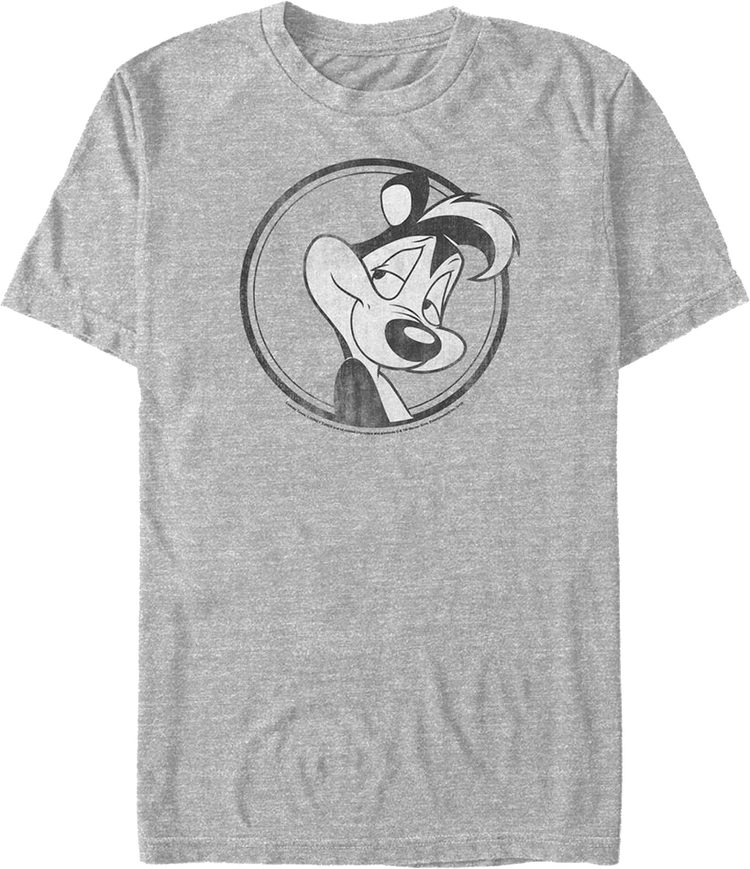 Pepe Le Pew Circle Looney Tunes T-Shirt