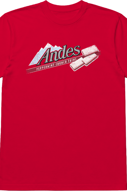 Peppermint Crunch Thins Andes Mints T-Shirt
