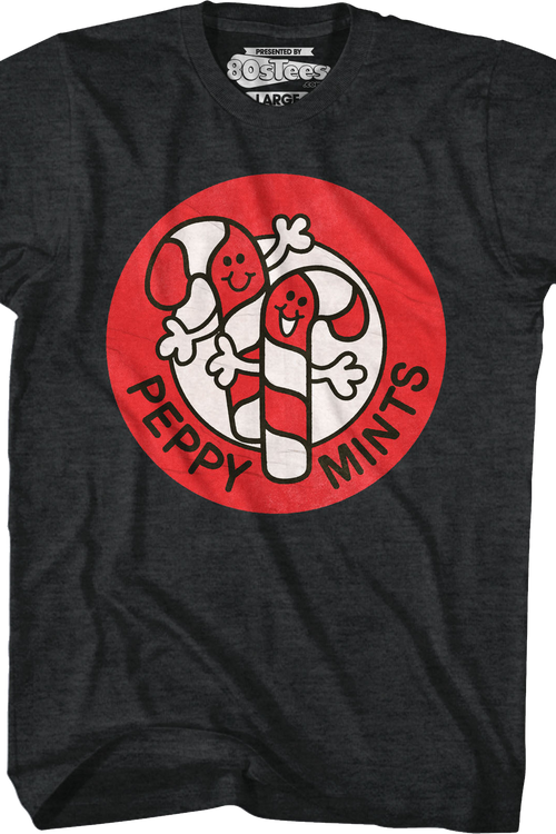 Peppy Mints Scratch & Sniff Sticker T-Shirt