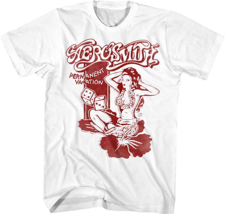 Permanent Vacation Hula Girl Aerosmith T-Shirt