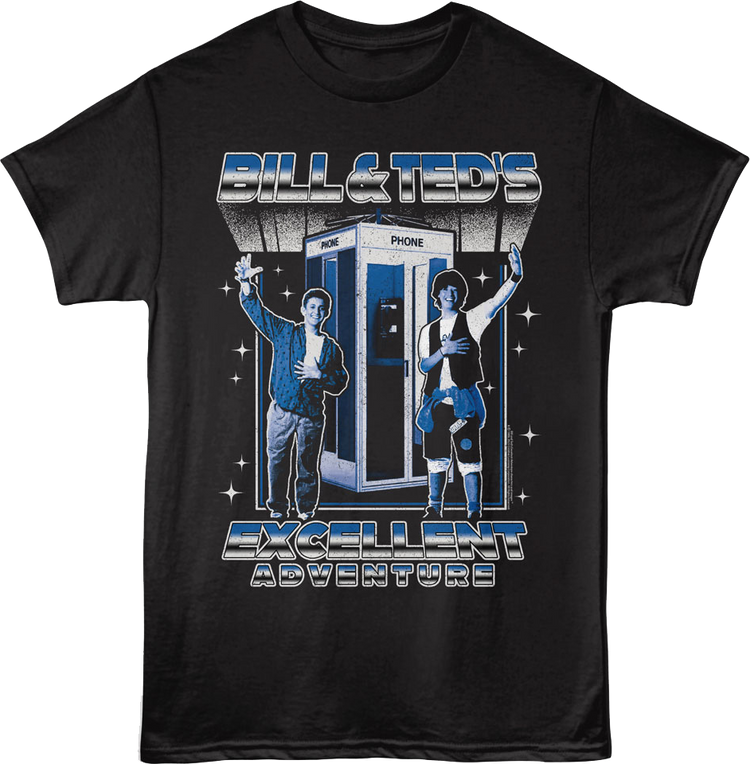 Phone Booth Bill & Ted's Excellent Adventure T-Shirt