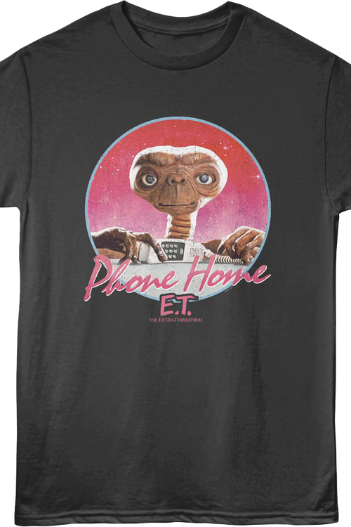 Phone Home Circle E.T. The Extra-Terrestrial T-Shirt