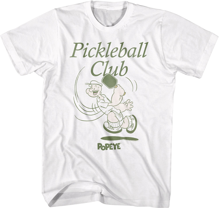 Pickleball Club Popeye T-Shirt