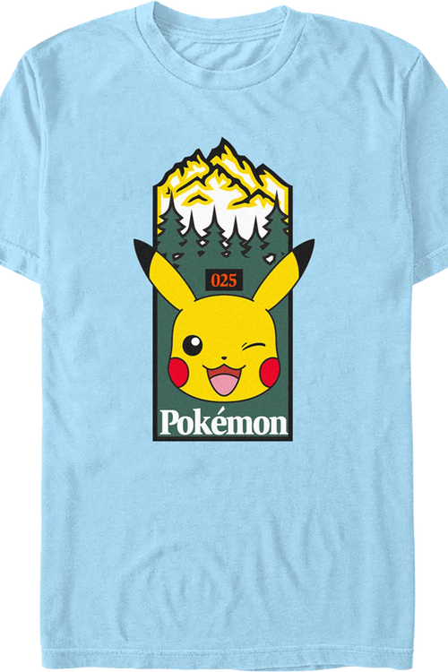 Pikachu Wink Pokemon T-Shirt