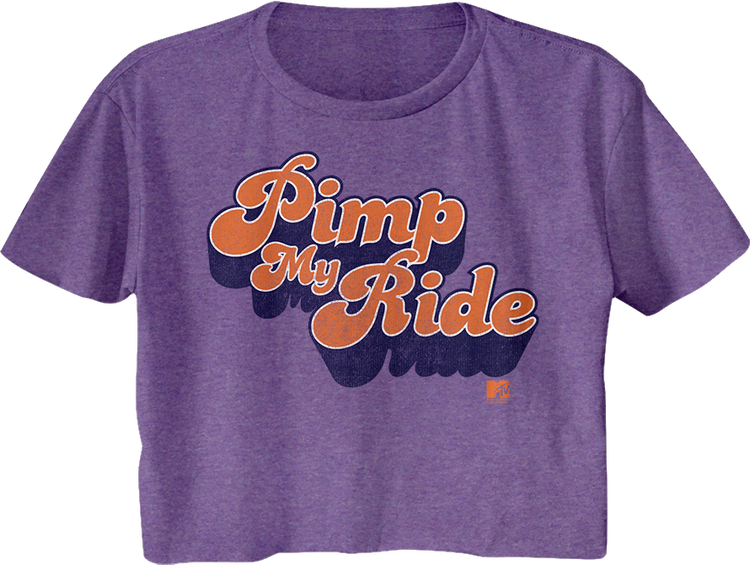 Ladies Pimp My Ride MTV Crop Top