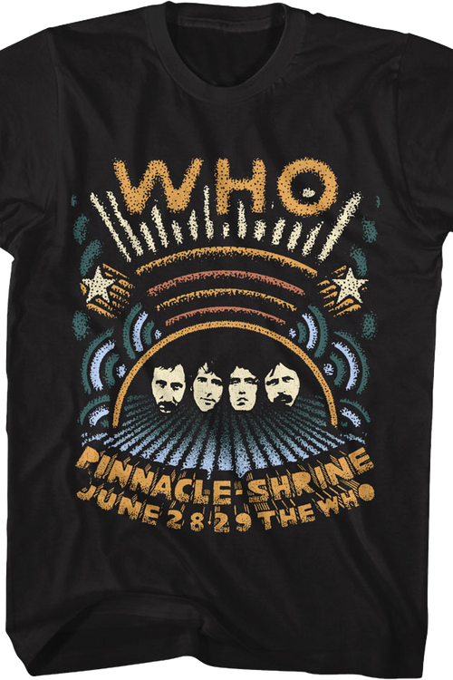 Pinnacle-Shrine Concert The Who T-Shirt