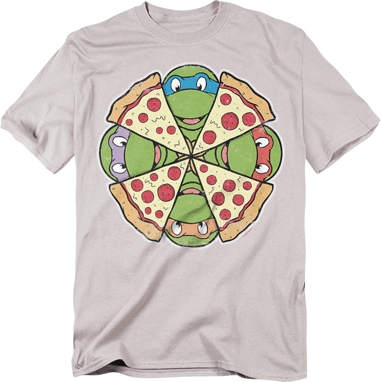 Pizza Slices Teenage Mutant Ninja Turtles T-Shirt