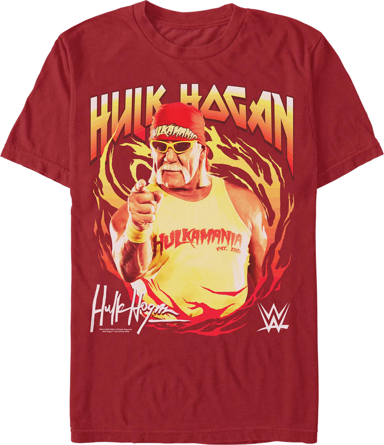 Pointing Hulk Hogan T-Shirt