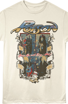 Open Up and Say Ahh Collage Poison T-Shirt