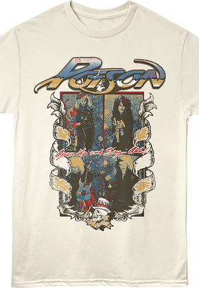 Open Up and Say Ahh Collage Poison T-Shirt