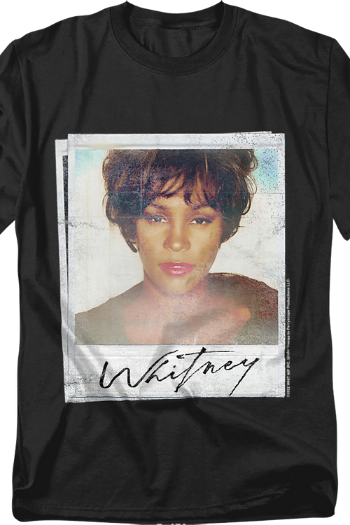 Polaroid Photo Whitney Houston T-Shirt