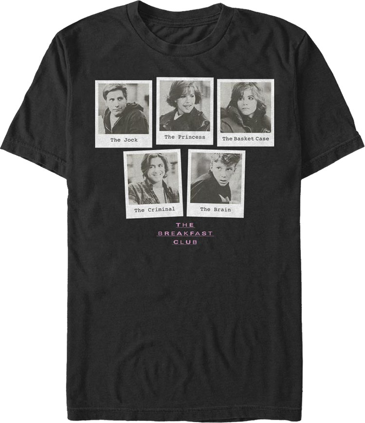 Polaroids Breakfast Club T-Shirt
