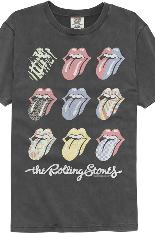 Pop Art Tongues Rolling Stones Comfort Colors Brand T-Shirt